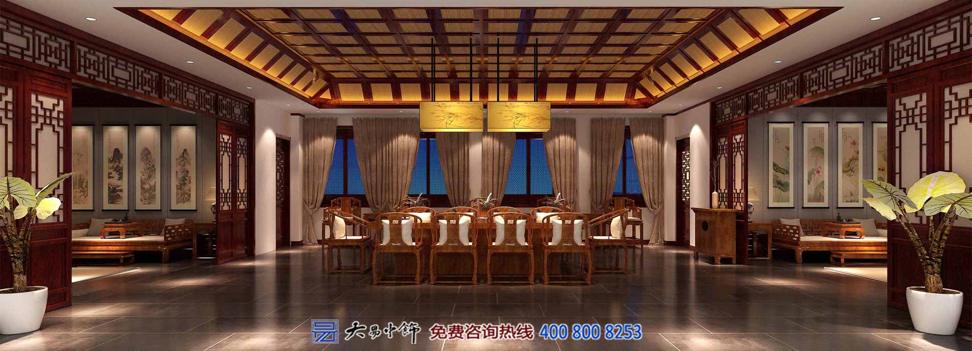 2019年新年佳節(jié)中式設(shè)計(jì)案例效果圖