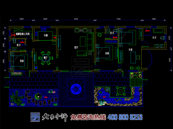 北京大興中式四合院設(shè)計 傳統(tǒng)住宿映照在現(xiàn)代生活之中