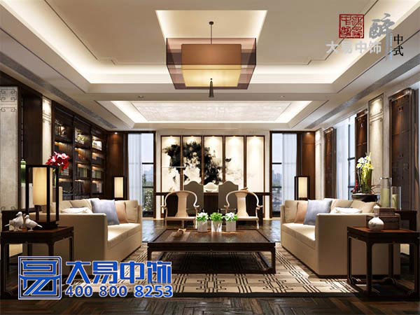 上海現(xiàn)代新中式會所裝修效果圖