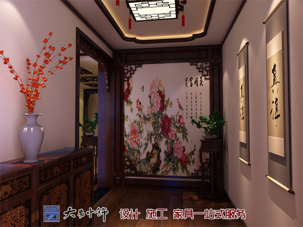 遼寧盤錦220平米別墅設計，感受中式別墅裝修的氣息