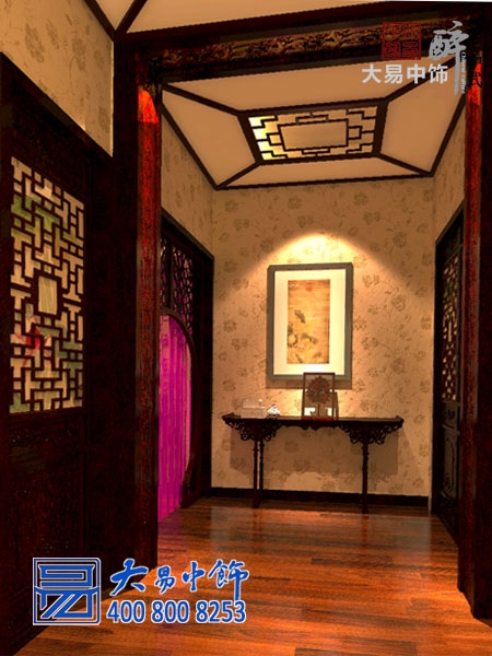 西安550平米別墅中式裝修 開(kāi)啟復(fù)古典雅精致生活