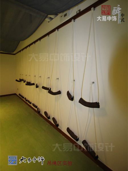 北京建國門瑜伽會(huì)館中式裝修硬裝效果圖