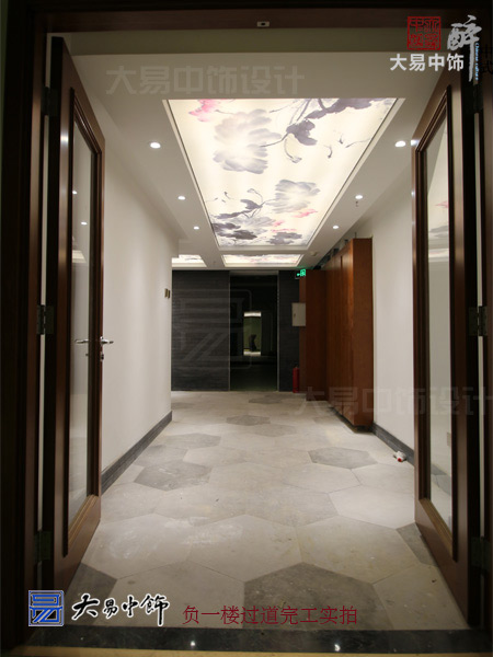 北京建國門瑜伽會(huì)館中式裝修硬裝效果圖