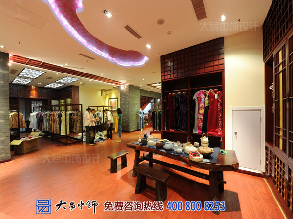 高端中式裝修竣工現(xiàn)場(chǎng) VIP服裝店中式設(shè)計(jì)案例