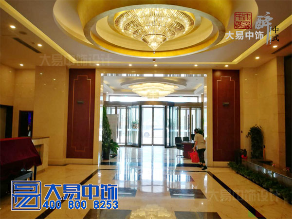 中式酒店裝修竣工現(xiàn)場 國際大酒店中式設(shè)計