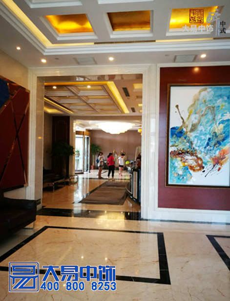 中式酒店裝修竣工現(xiàn)場 國際大酒店中式設(shè)計