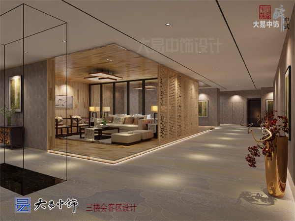 北京蘭帕國際酒店商務(wù)會議廳新中式風格裝修設(shè)計(一)