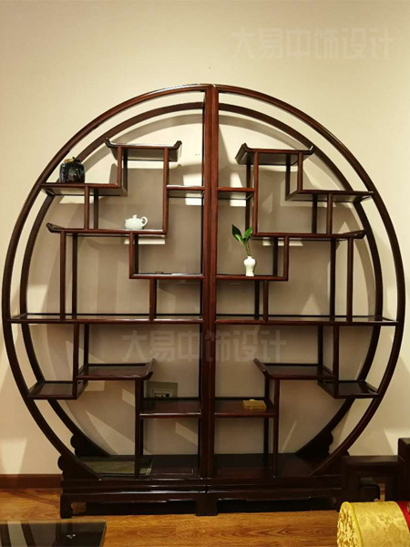 北京中式風格紅木家具展廳裝修設計高貴大氣